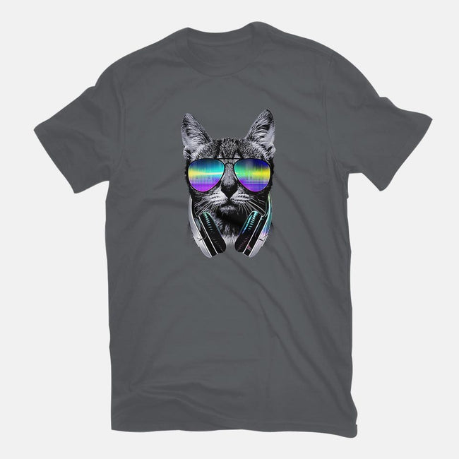 Music Lover Cat-womens basic tee-clingcling
