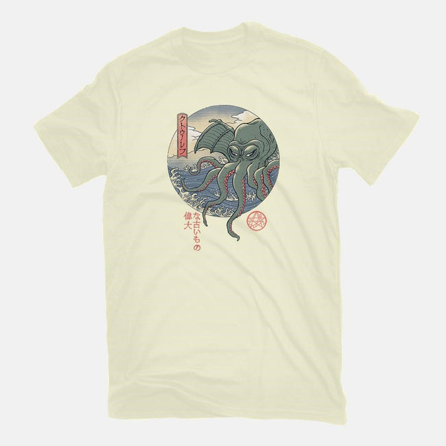 CTHULHU UKIYO-E-womens basic tee-vp021