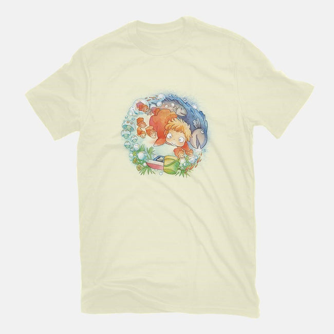Sea Sisters-womens basic tee-littlebird.bigwolf