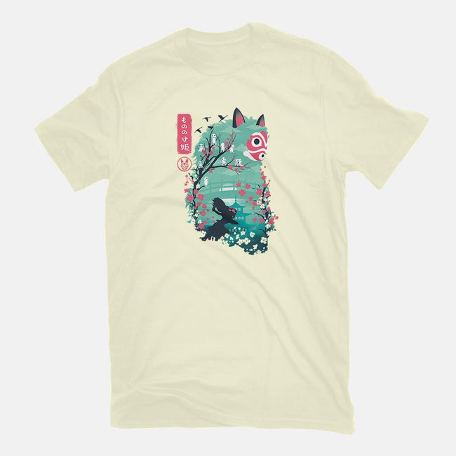 UKIYO E PRINCESS-womens basic tee-dandingeroz