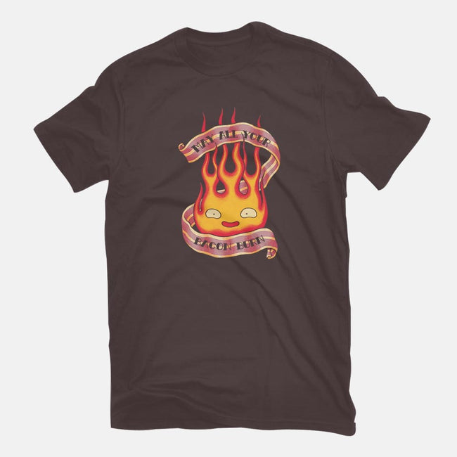 Bacon Burner-womens basic tee-spike00