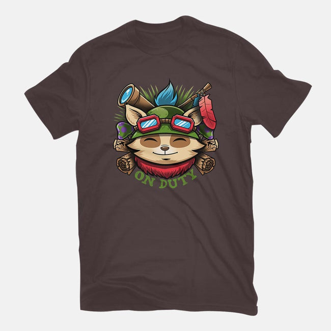 Teemo On Duty-youth basic tee-Bamboota