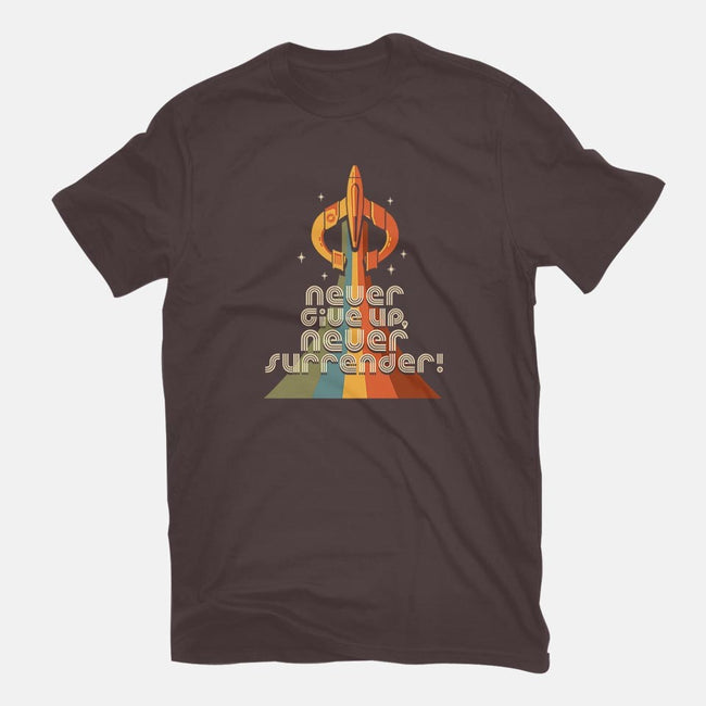 Retro Quest-womens fitted tee-DeepFriedArt