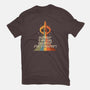 Retro Quest-womens fitted tee-DeepFriedArt