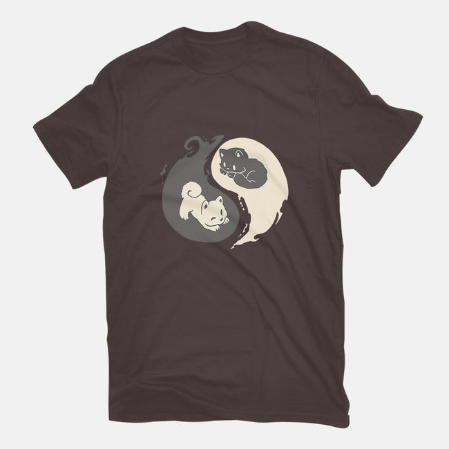 Yin and Yang-womens basic tee-amyneko