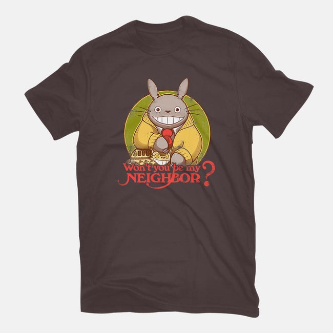 Won't You be My Neighbor-womens fitted tee-KindaCreative