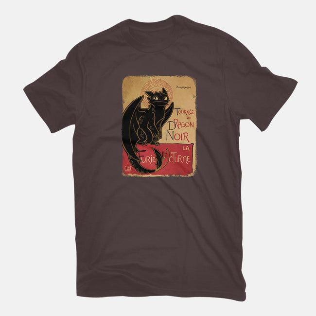 Le Dragon Noir-womens basic tee-YoukaiYume
