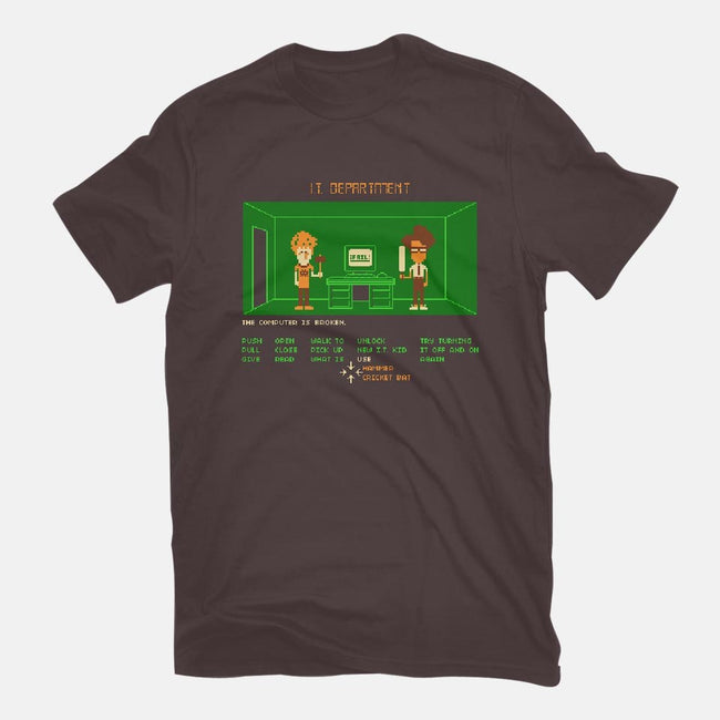 Maniac IT Department-womens basic tee-RyanAstle