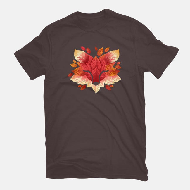 Fox of Leaves-womens basic tee-NemiMakeit