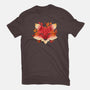 Fox of Leaves-womens basic tee-NemiMakeit