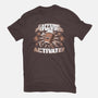 Caffeine Powers, Activate!-womens basic tee-Obvian