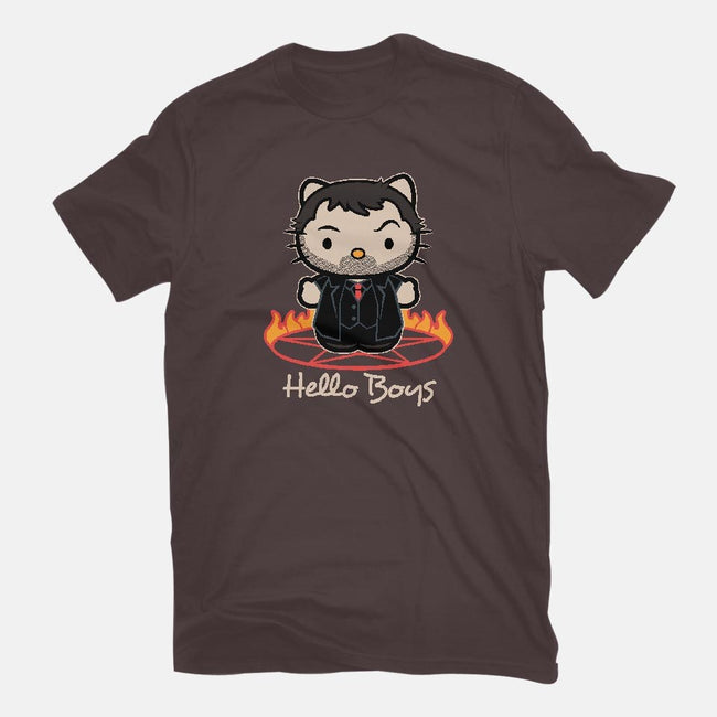 Hello Boys-womens fitted tee-Matt Parsons