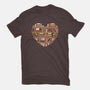 I Heart Books-womens basic tee-renduh