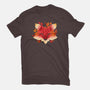 Fox of Leaves-mens basic tee-NemiMakeit