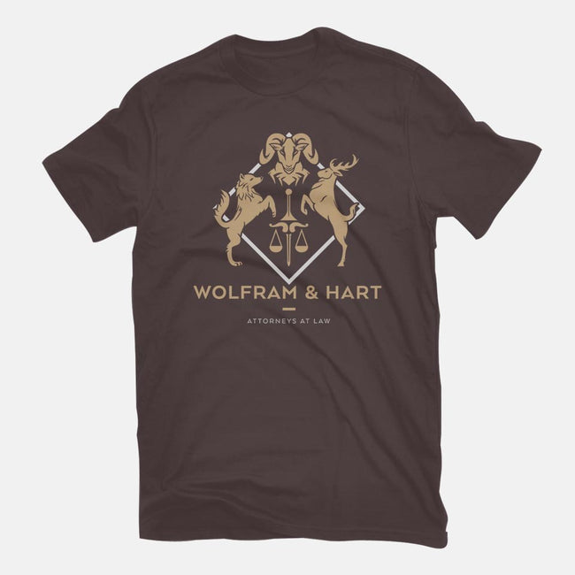Wolfram & Hart-womens basic tee-xMitch