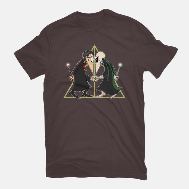 Wizard Vs Wizard-womens fitted tee-SarahCave