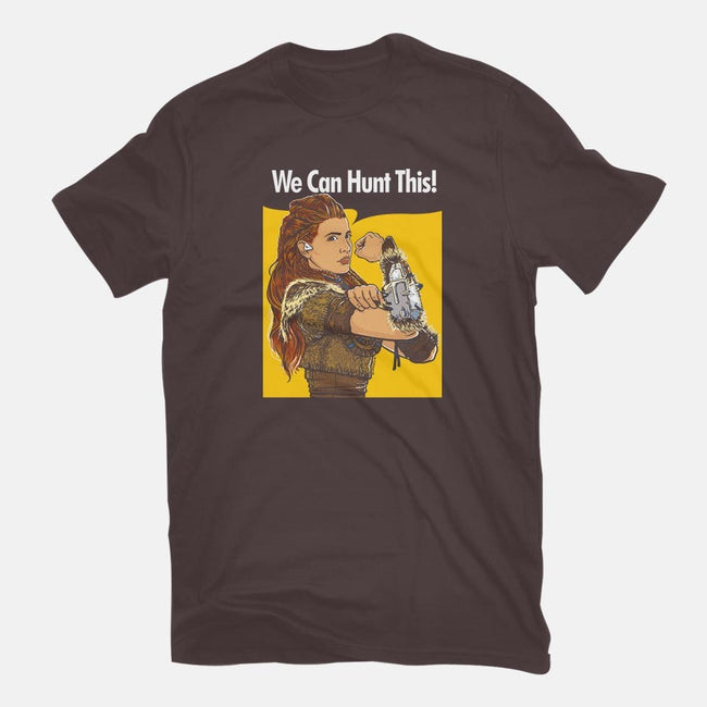 We Can Hunt This!-youth basic tee-rustenico