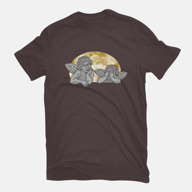 Weeping Cherubs-womens fitted tee-jkilpatrick