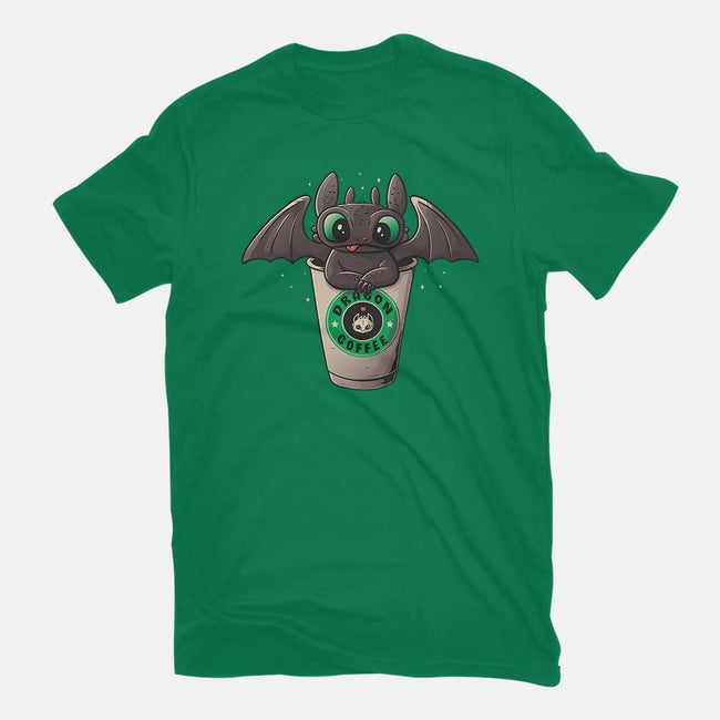 Dragon Coffee-womens basic tee-eduely