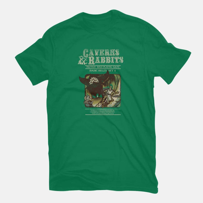 Caverns & Rabbits-mens premium tee-Creative Outpouring