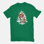 Christmas Belles-womens fitted tee-ArtistAbe