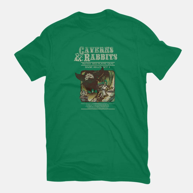 Caverns & Rabbits-mens basic tee-Creative Outpouring