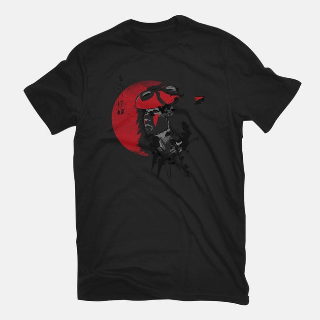 Red Sun Princess-womens fitted tee-ddjvigo