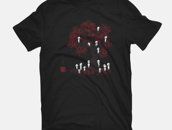 Forest Spirits Sumi-e