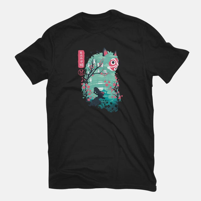 UKIYO E PRINCESS-womens basic tee-dandingeroz