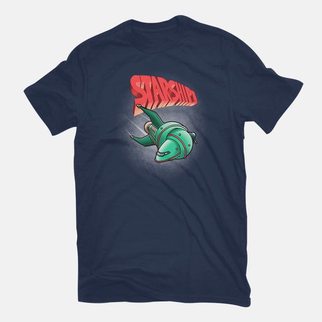 Starship-womens fitted tee-trheewood