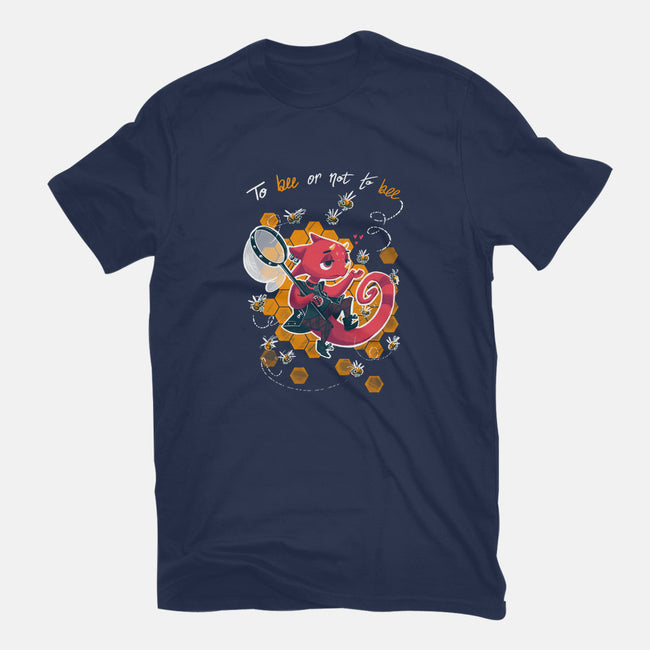 To Bee Or Not To Bee-womens basic tee-theteenosaur