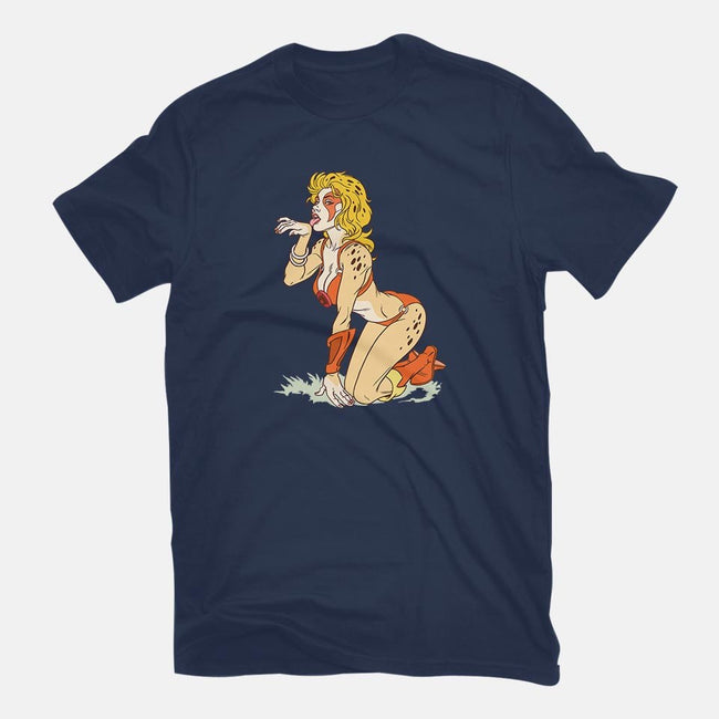 Cat Got Your Tongue-womens fitted tee-Chris Wahl