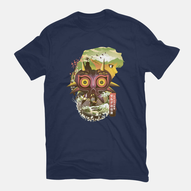 Ukiyo-E Majora-mens heavyweight tee-dandingeroz