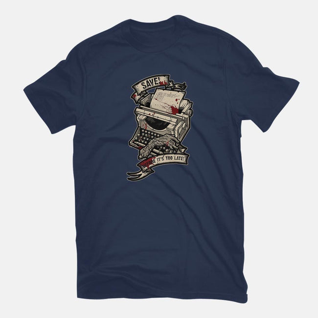Save Point 2-womens fitted tee-Letter_Q