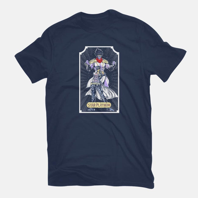 Star Platinum-womens fitted tee-Coinbox Tees
