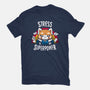 Stress is my superpower-womens fitted tee-typhoonic