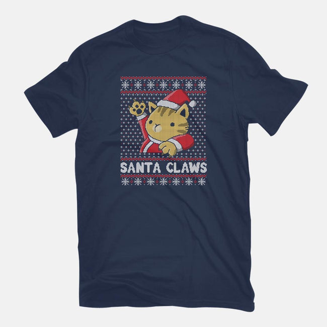 Kitty Claws-womens basic tee-NemiMakeit