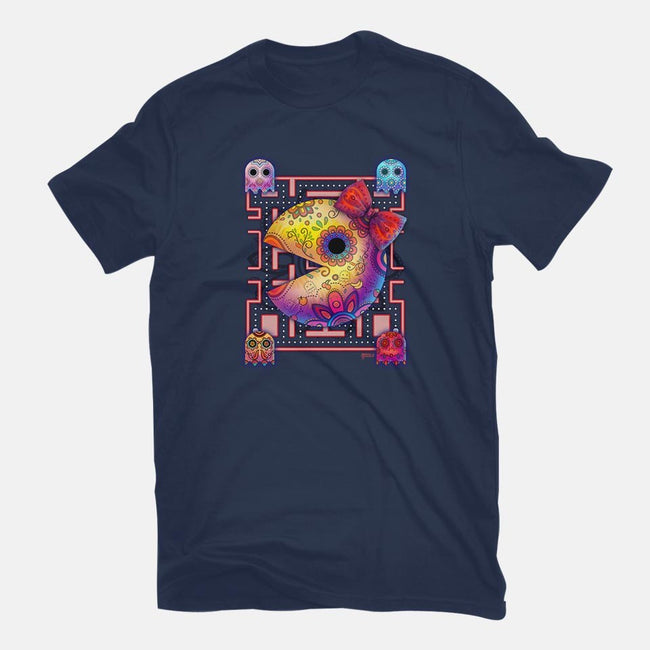 Ms Pac Muertos-womens fitted tee-MoniWolf