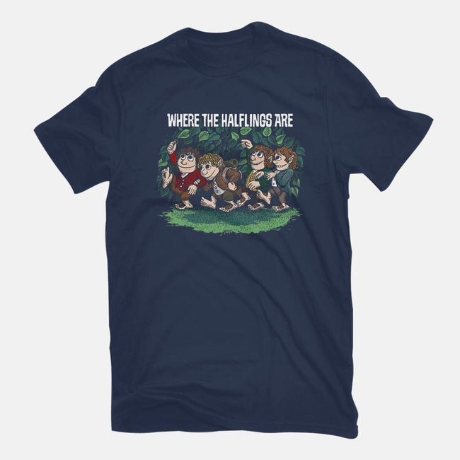 Where the Halflings Are-womens fitted tee-DJKopet