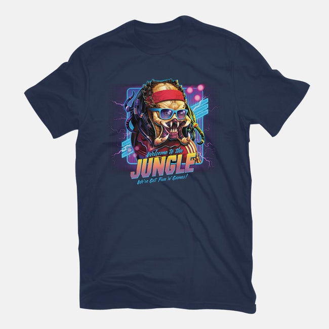 Welcome To The Jungle-womens fitted tee-RockyDavies