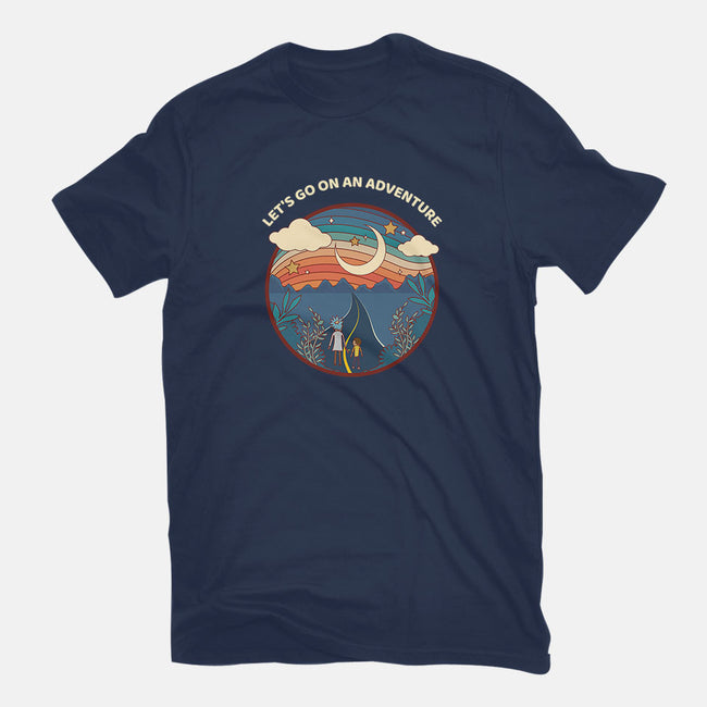 Let's Go on An Adventure-womens basic tee-zody