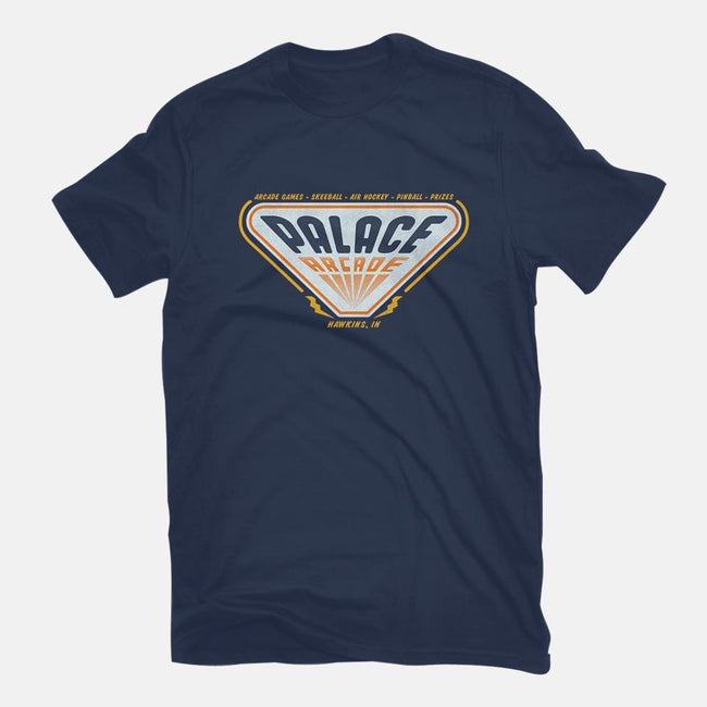 Palace Arcade-womens fitted tee-Beware_1984