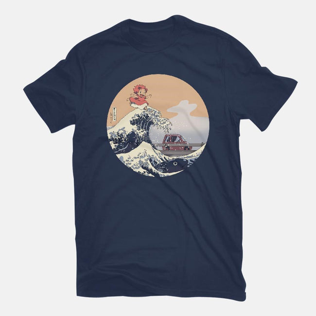 On the Cliff by the Sea-mens premium tee-leo_queval