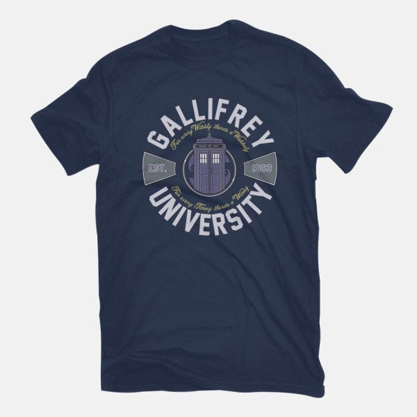 Gallifrey University-womens fitted tee-Arinesart