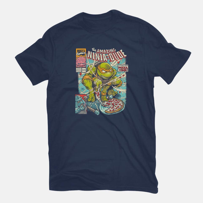 Amazing Ninja Dude-womens fitted tee-DonovanAlex