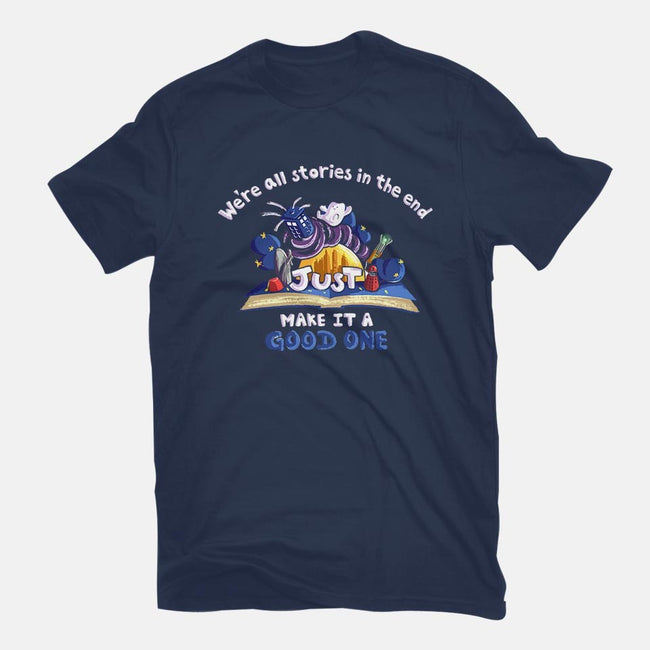 We're All Stories-womens fitted tee-danirodart