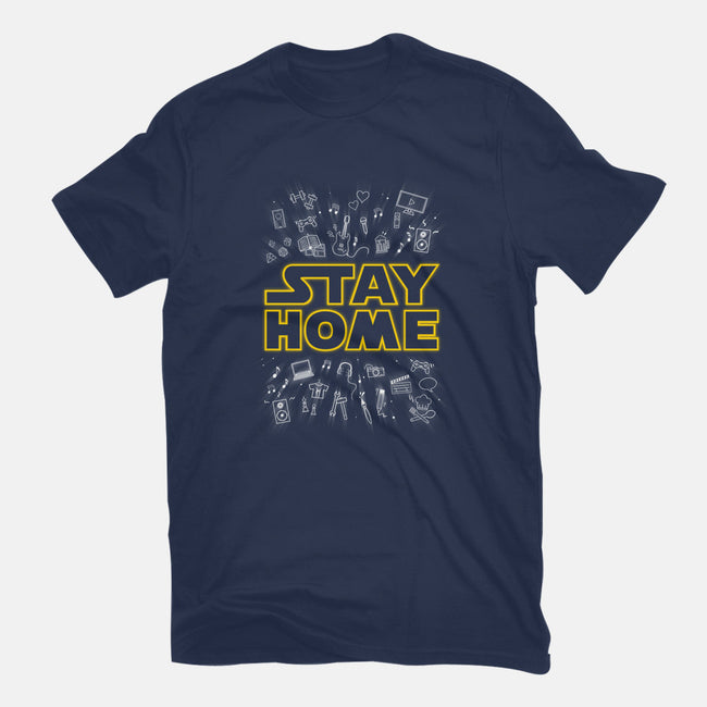 Stay Home-youth basic tee-Getsousa!