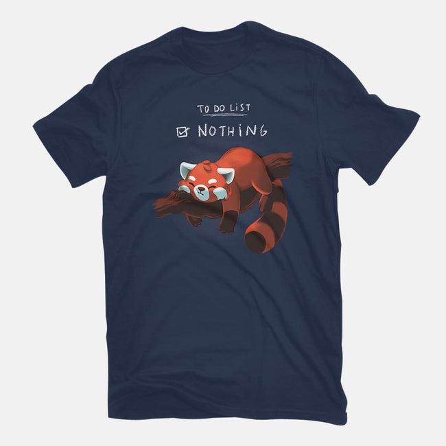 Red Panda Day-mens basic tee-BlancaVidal