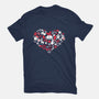 Love Christmas-womens basic tee-neverbluetshirts