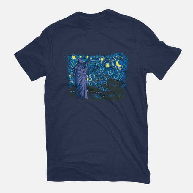 Starry Hobbiton-womens basic tee-ddjvigo